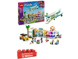 LEGO Friends Heartlake City Flughafen mit Flugzeug Geschenkidee 42656