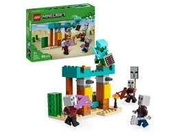 LEGO Minecraft Die Illager Wuestenpatrouille Spielzeug Aussenposten 21267