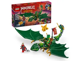 LEGO NINJAGO Lloyds gruener Walddrache Drache mit Minifiguren 71829