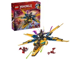 LEGO NINJAGO Ras und Arins Super Sturmflieger Ninja Spielzeug 71833