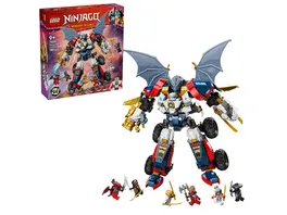 LEGO NINJAGO 4in1 Zanes Ultra Kombi Mech Auto Jet und Drache 71834