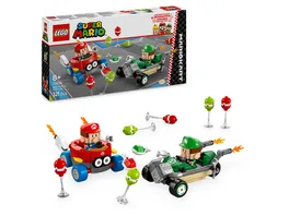 LEGO Super Mario Mario Kart Baby Mario vs Baby Luigi Spielset 72034