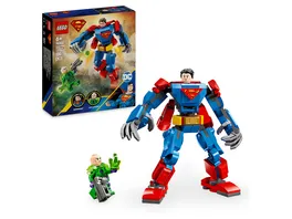 LEGO DC Superman Mech vs Lex Luthor Superhelden Spielzeug 76302