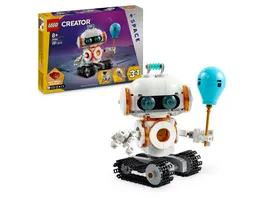 LEGO Creator 3in1 Weltraum Roboter Umbaubar in Hund oder Rakete 31164