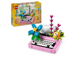 LEGO Creator 3in1 Schreibmaschine mit Blumen Modelle zum Umbauen 31169