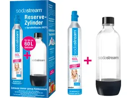 SodaStream CO2 Reservezylinder PET Sprudlerflasche