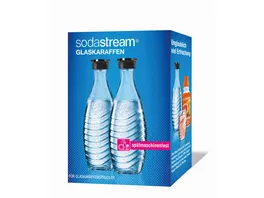 sodastream Glaskaraffe Duo Pack