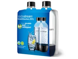 sodastream PET Flasche Duo Pack schwarz 1l