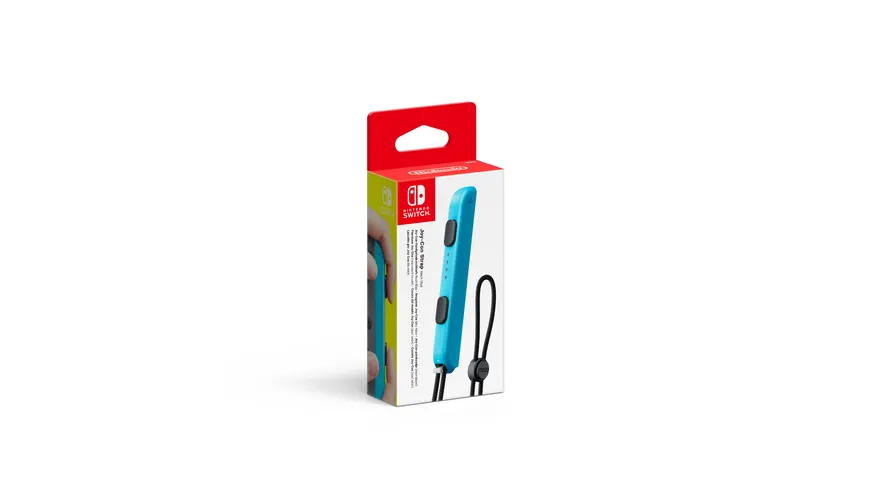 Nintendo Switch Handgelenksschlaufe Neon-Blau