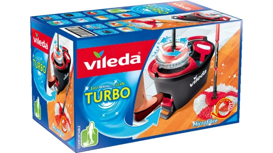 vileda Turbo + online bestellen Wring Österreich Easy | Clean MÜLLER Komplettset