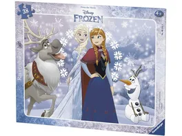 Ravensburger Puzzle Rahmenpuzzle Frozen Anna und Elsa 40 Teile