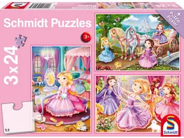 Schmidt Spiele Puzzle Maerchenhafte Prinzessinnen