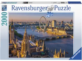 Ravensburger Puzzle Stimmungsvolles London Premiumpuzzle im Standardformat 2000 Teile