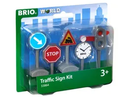 BRIO Bahn Verkehrszeichen Set