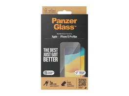 PanzerGlass SP iPhone 15 Pro Max UWF m Applikator