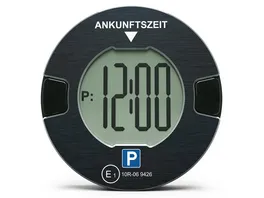 OOONO P DISC NO1 Elektronische Parkscheibe mit Zulassung fuers Auto schwarz