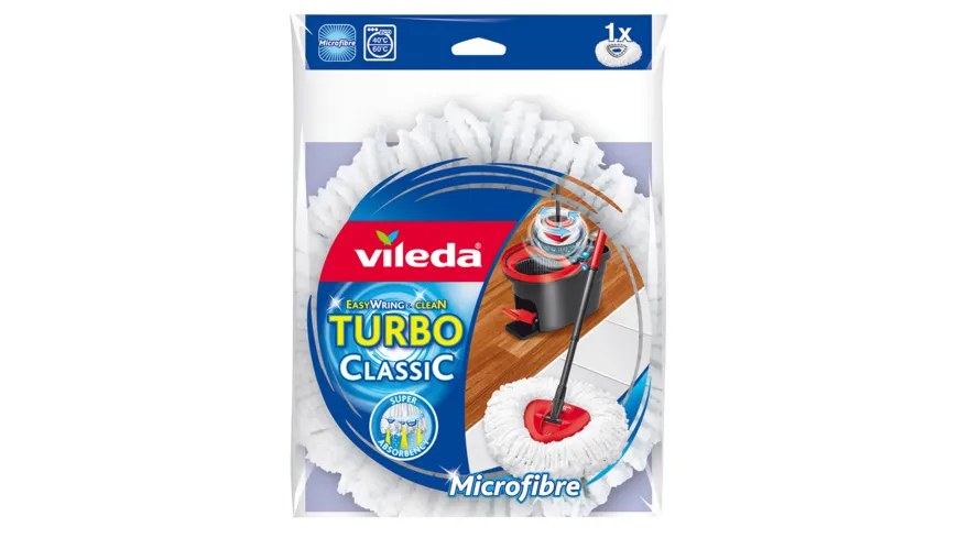 vileda Turbo Classic EasyWring & Clean Wischmopp Ersatzkopf