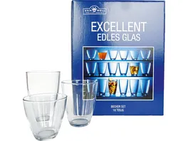 Becherset Glas Excellent 18 tlg