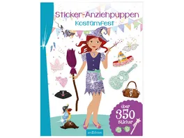 Buch Ars edition Sticker Anziehpuppen Kostuemfest