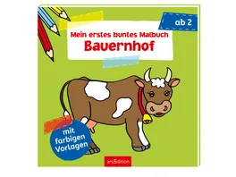 Buch Ars edition Mein erstes buntes Malbuch Bauernhof