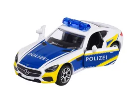 Majorette Premium Cars Mercedes AMG Autobahn Polizei