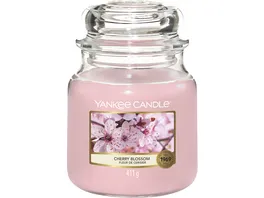 Yankee Candle Mittelgrosse Kerze im Glas Cherry Blossom