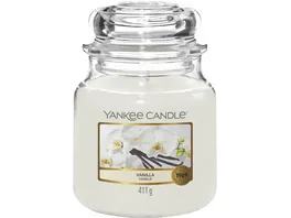 Yankee Candle Mittelgrosse Kerze im Glas Vanille