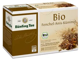 Buenting Tee Bio Fenchel Anis Kuemmel