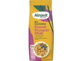 Alnavit Bio Hafer Knusper Muesli glutenfrei