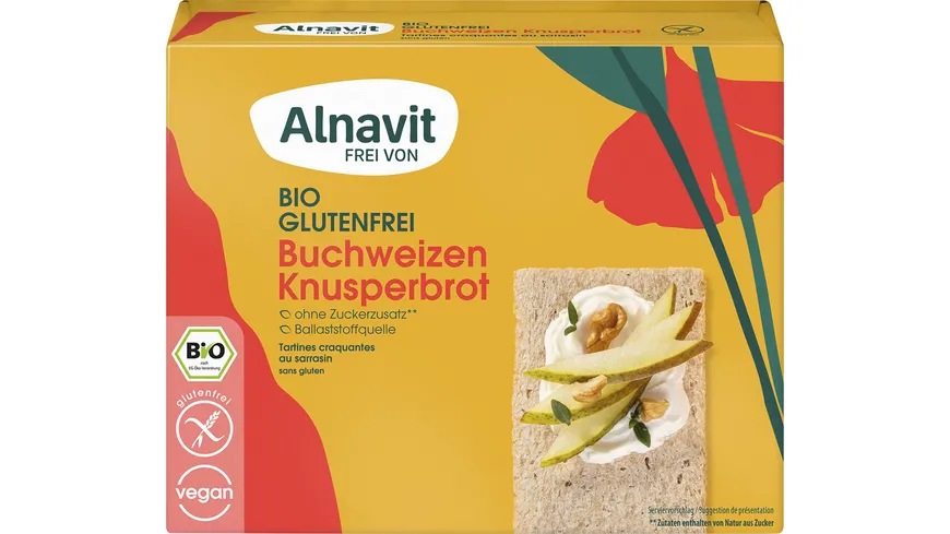 Alnavit Bio Knusperbrot Buchweizen 150G