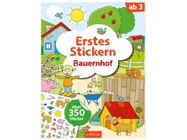 Buch Ars edition Erstes Stickern Bauernhof