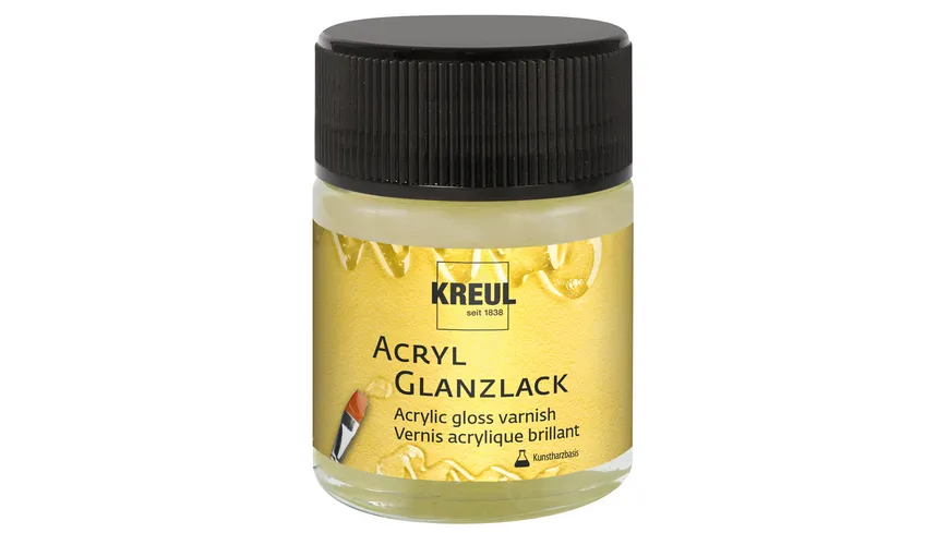 KREUL Acryl-Glanzlack transparent auf Kunstharzbasis 50 ml