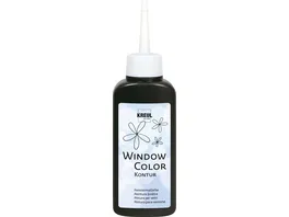 KREUL Window Color Konturenfarbe Schwarz 80 ml