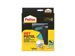 Pattex Hot Pistol Heissklebepistole Starter Set 1x Klebepistole 6x Klebesticks