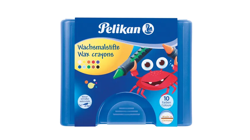 Pelikan Wachsmalstifte in Schiebehülse 10er-Box