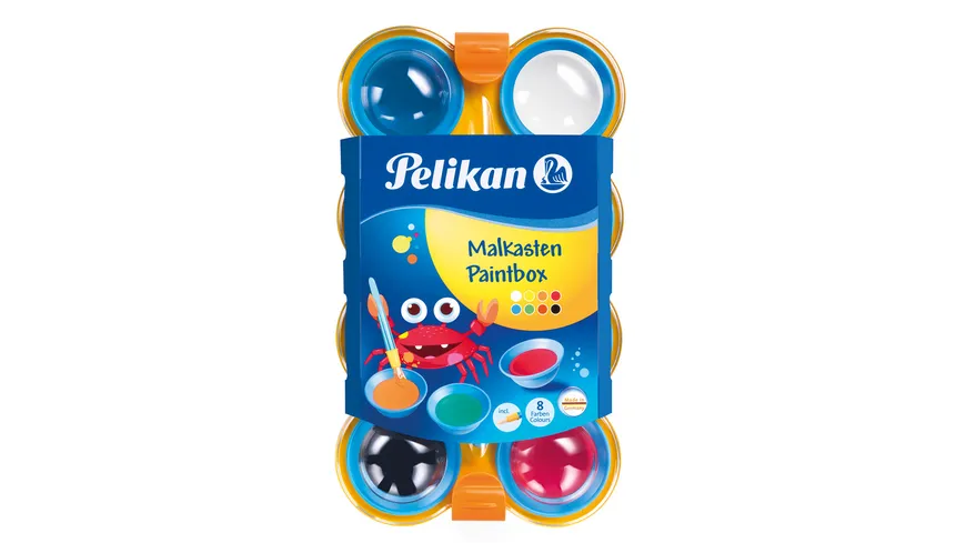 Pelikan Deckfarbkasten Mini-Friends 8 Farben