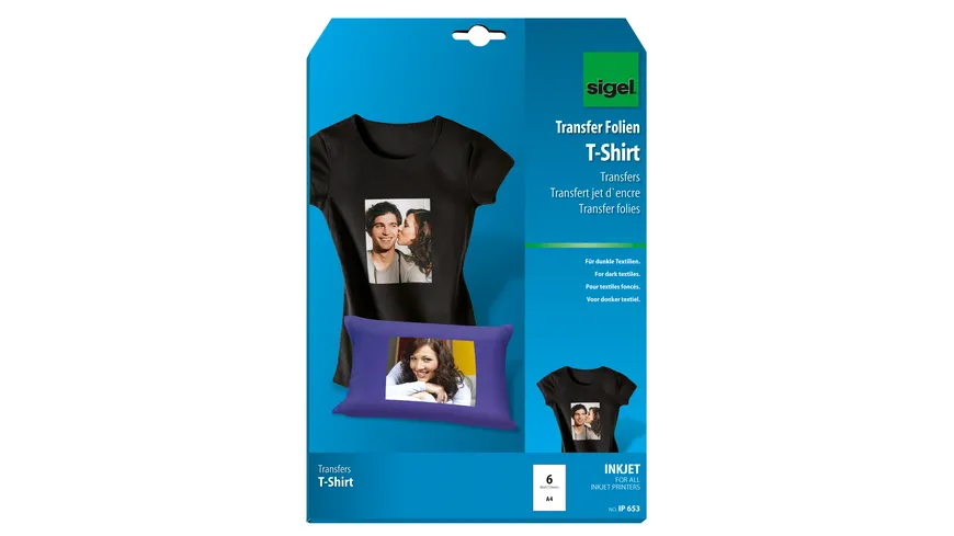sigel InkJet Transfer-Folien für T-Shirts