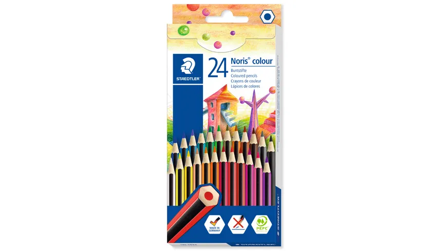 STAEDTLER Noris® colour  24 Farben im Kartonetui