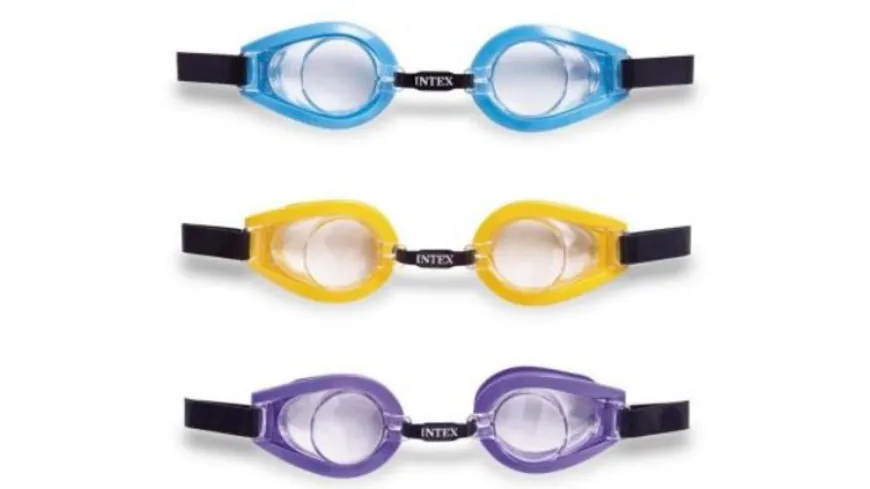 Kinder Chlor Schwimmbrille Taucherbrille Intex Sport ab 8 Jahre 