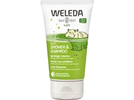 WELEDA Kids 2in1 Duschgel Shampoo Limette