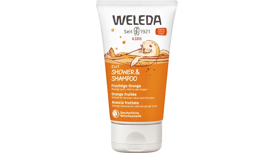 WELEDA Kids 2in1 Duschgel & Shampoo Orange