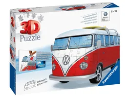 Ravensburger Puzzle 3D Puzzles VW Bus T1 162 Teile