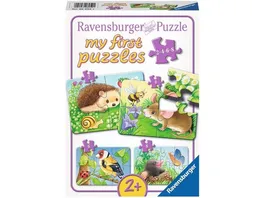 Ravensburger Puzzle my first Puzzle Suesse Gartenbewohner 8 Teile