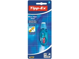 Tipp Ex Micro Tape Twist Korrekturroller 8 m x 5 mm rosa oder blaues Gehaeuse 1er Pack
