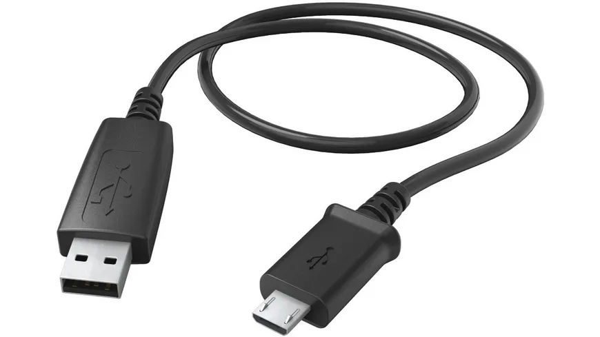 Hama Lade-/Daten-Kabel, Micro-USB, 0,6 m, Schwarz