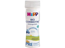 HiPP Milchnahrung Combiotik 200ml HiPP Pre Bio Combiotik trinkfertig von Geburt an