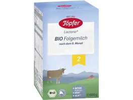Toepfer Lactana BIO Folgemilch 2