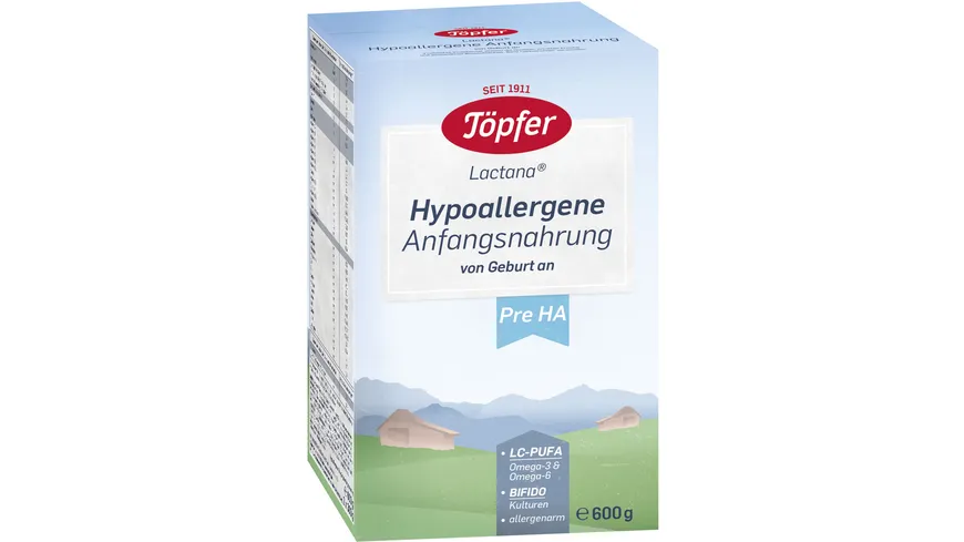 Topfer Lactana Hypoallergene Anfangsnahrung Pre Ha Online Bestellen Muller