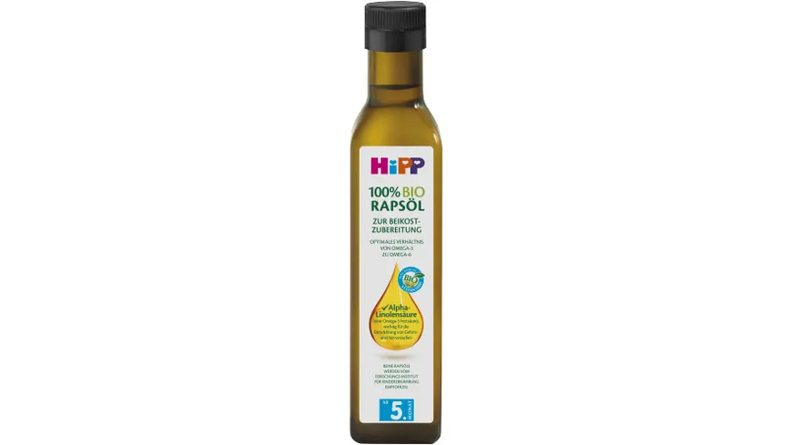 HiPP Bio Beikost-Öl, Bio Rapsöl, 250ml
