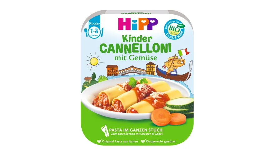 HiPP Schalenmenüs: Ristorante La Mamma - Cannelloni mit Gemüse 250 g, 1-3 Jahre
